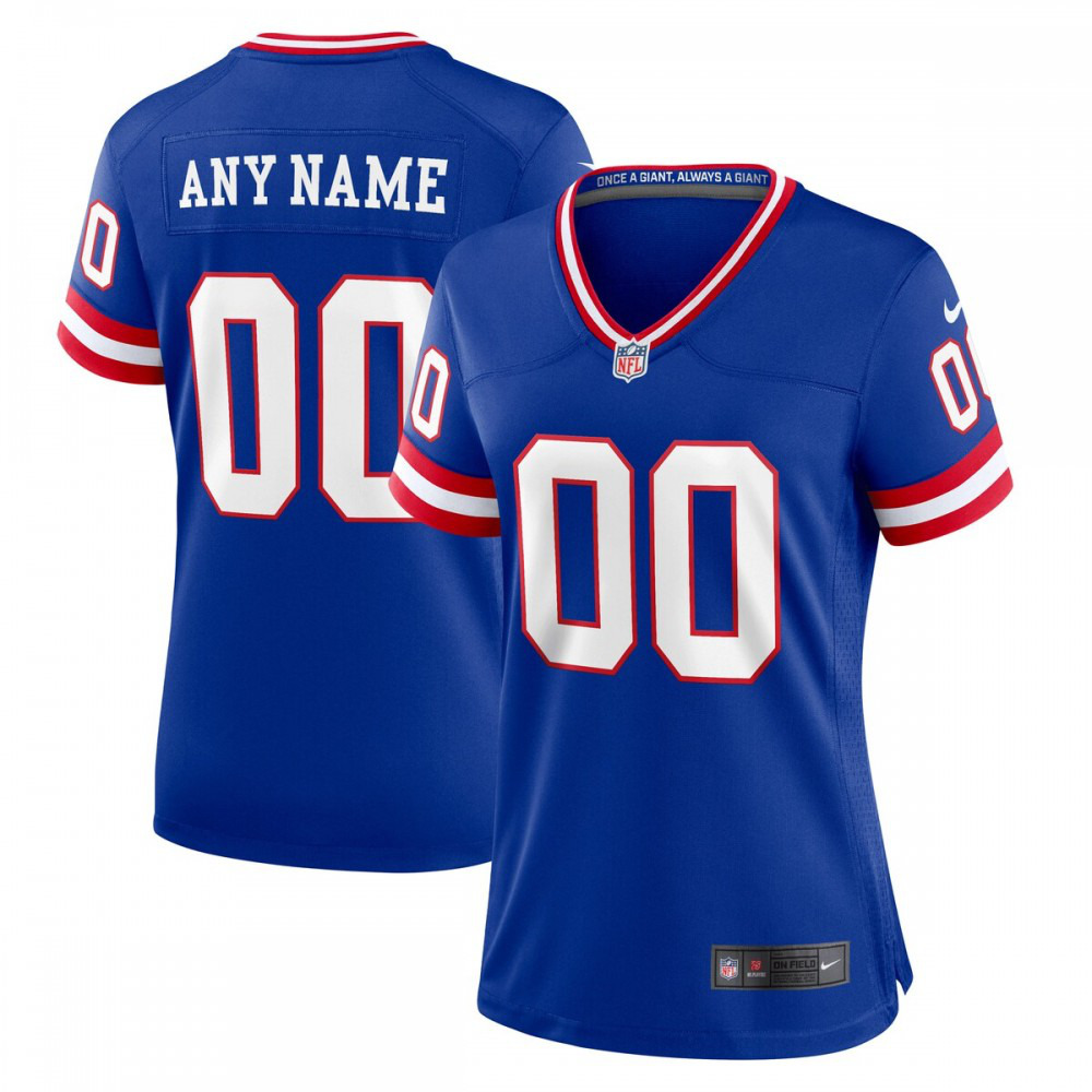 New York Giants Nike Women's Classic Custom Game Jersey - Royal-Profan Arena